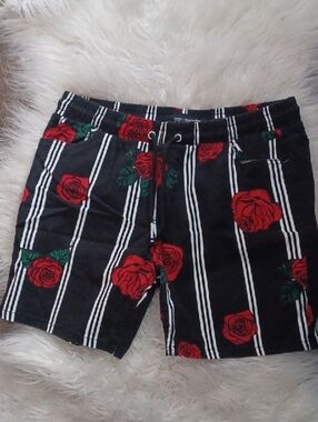 Mens Drill Clothing Company Floral Shorts